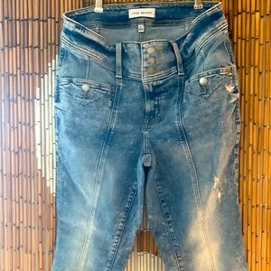 Distressed LB skinny Jeans